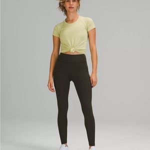 Lululemon Invigorate High-Rise Tight 28" in Dark Olive